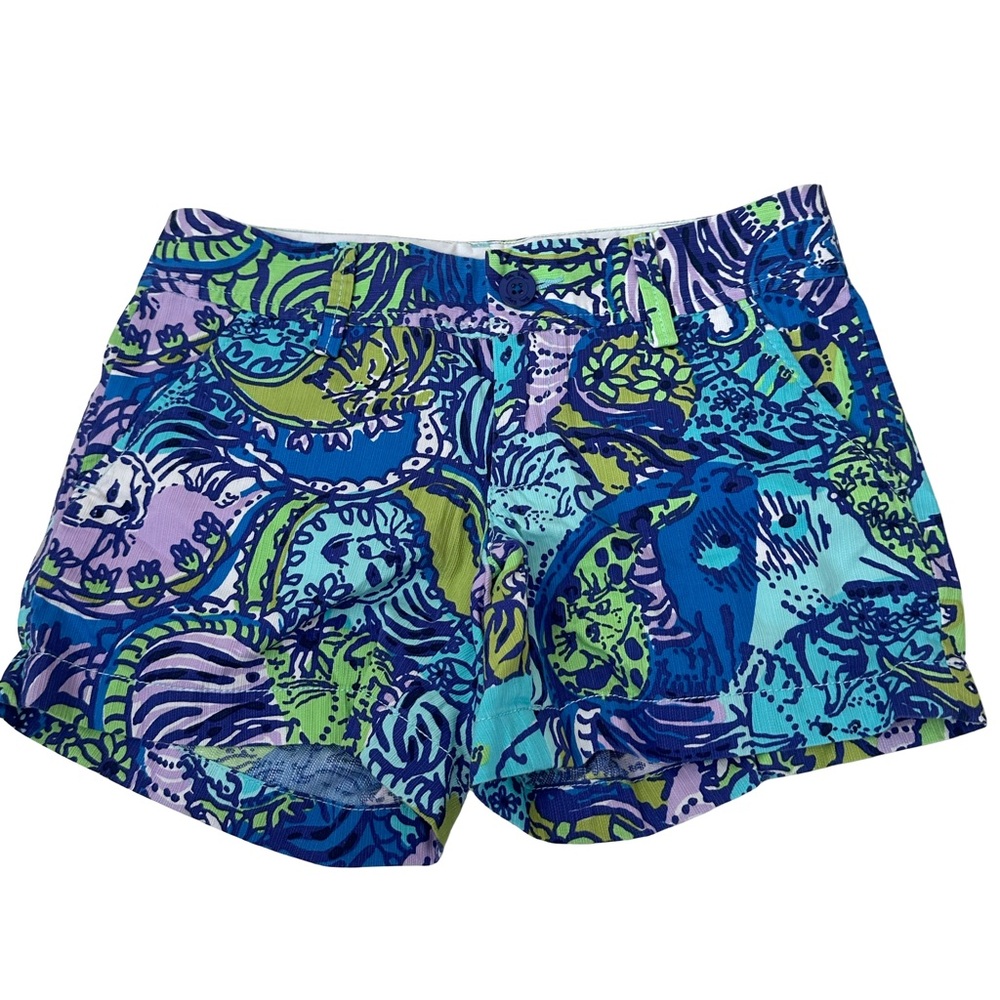Lilly Pulitzer "The Callahan Short" Multicolor 100% Cotton Shorts